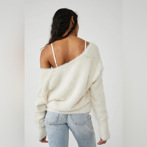 𝓯𝓹 Free People ~ Serendipity V-Neck Sweater - Picture 8 of 8